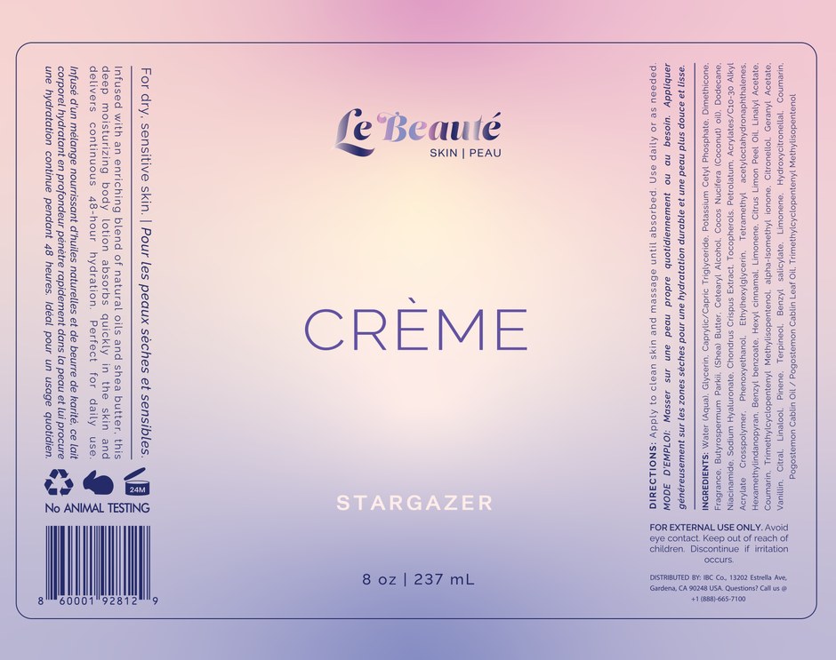 Le Beauté Stargazer label